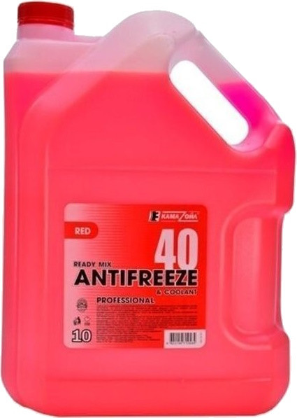 Охолоджувальна рідина KAMA Antifreeze-40 Red 10L 10 л (3013)