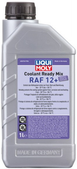 Охолоджувальна рідина Liqui Moly Coolant Ready Mix RAF12 1 л (6924)