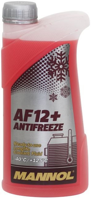 Охолоджувальна рідина Mannol Longlife Antifreeze AF12 Plus Ready To Use 1 л