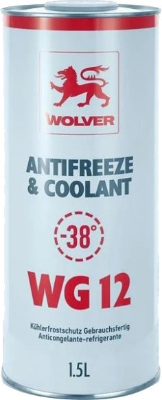 Охлаждающая жидкость Wolver Antifreeze & Coolant WG12 Ready To Use 1.5 л