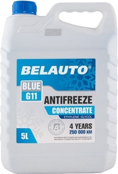 Охлаждающая жидкость Belauto Blue G11 Concentrate 5L 5 л (AF1250)