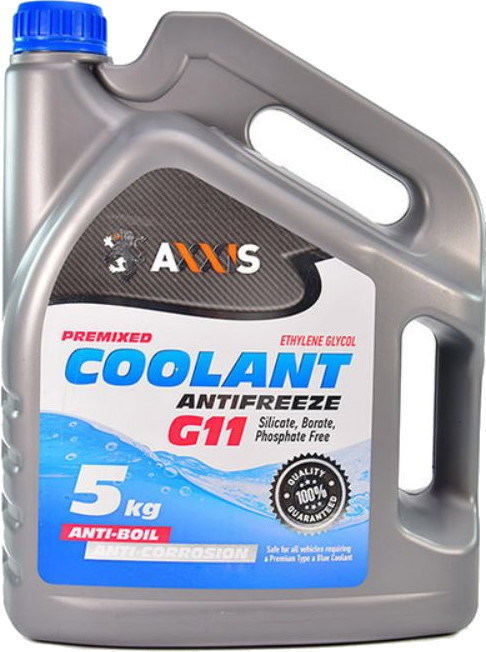 Охлаждающая жидкость Axxis Blue G11 Coolant 5 л