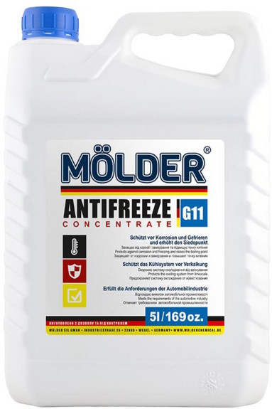 Охлаждающая жидкость Molder Antifreeze G11 Blue -80 5L 5 л