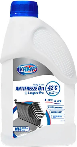 Охлаждающая жидкость VAMP Anti-Freeze G11 -42 Longlife Pro Blue 1 л