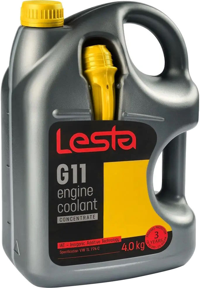 Охолоджувальна рідина Lesta Antifreeze G11 -37 Yellow 4 л