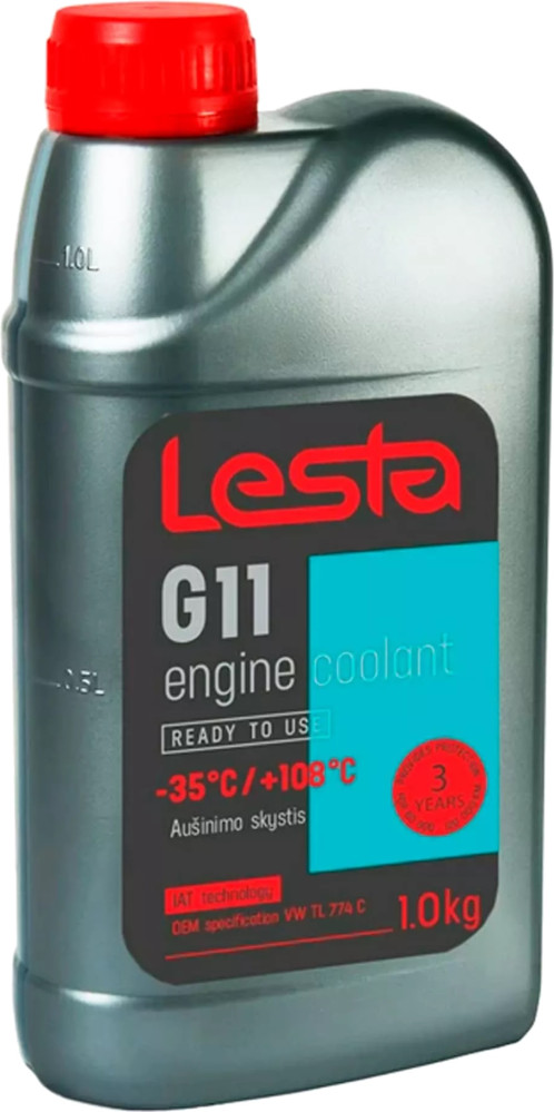 Охолоджувальна рідина Lesta Antifreeze G11 -35 Blue 1 л (393755)
