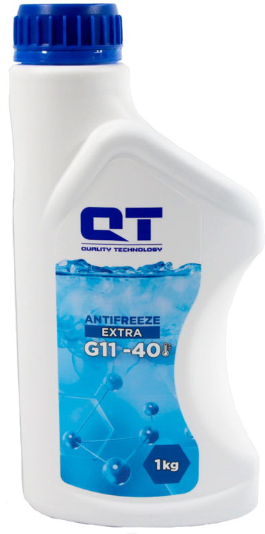 Охлаждающая жидкость QT-Oil Antifreeze Extra G11 -40 Blue 1 л