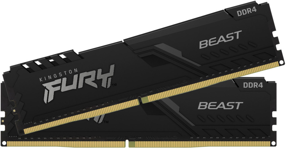 Оперативна память Kingston Fury Beast DDR4 2x8Gb KF436C17BBK2/16