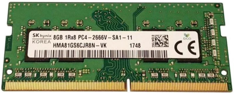 Оперативна память Hynix HMA SO-DIMM DDR4 1x8Gb HMA81GS6CJR8N-VK