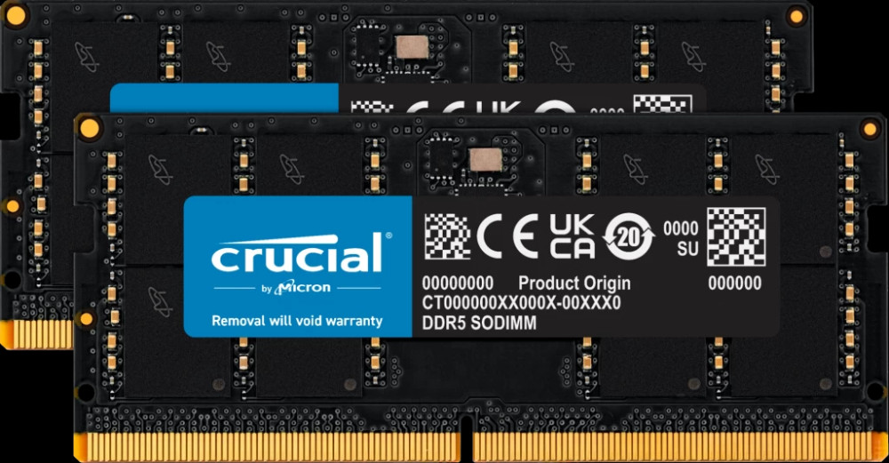 Оперативна память Crucial DDR5 SO-DIMM 2x48Gb CT2K48G56C46S5