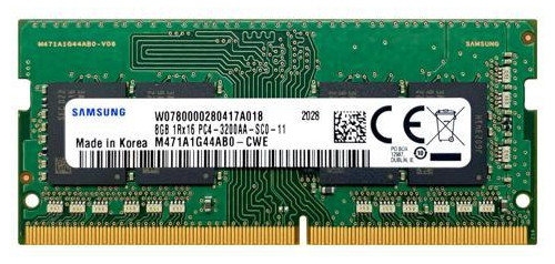 Оперативная память Samsung M471 DDR4 SO-DIMM 1x8Gb M471A1G44BB0-CWE
