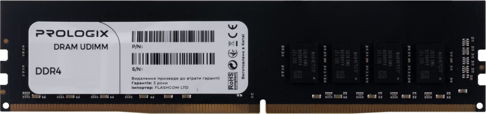 Оперативна память PrologiX DDR4 1x8Gb PRO8GB3200D4