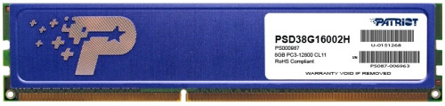 Оперативна память Patriot Memory Signature DDR3 1x8Gb PSD38G16002H