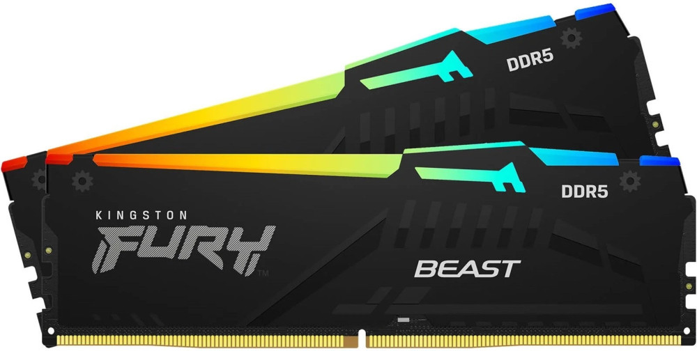Оперативна память Kingston Fury Beast DDR5 RGB 2x8Gb KF560C30BBEAK2-16