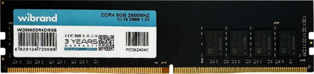 Оперативна память Wibrand DDR4 1x8Gb WI2666DDR4D/8GB