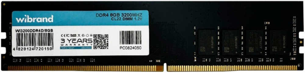 Оперативная память Wibrand DDR4 1x8Gb WI3200DDR4D/8GB