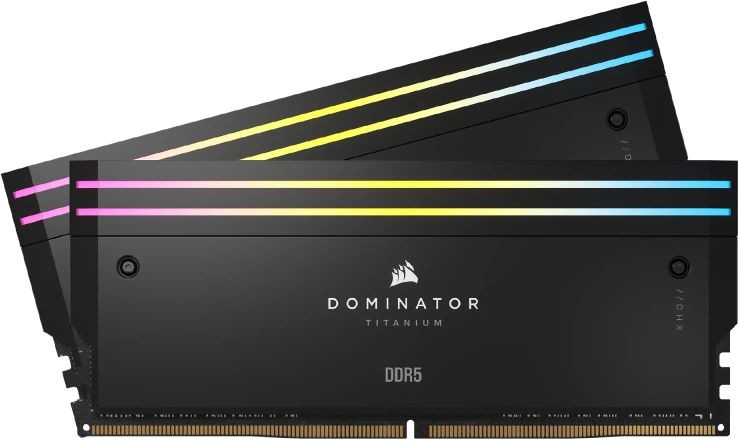 Оперативна память Corsair Dominator Titanium RGB DDR5 2x48Gb CMP96GX5M2B6400C32