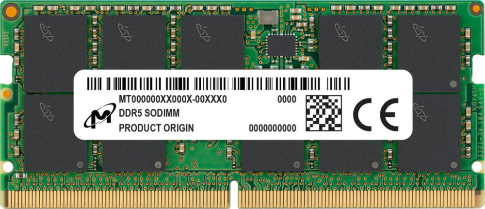 Оперативна память Micron DDR5 SO-DIMM 1x8Gb (A1) MTC4C10163S1SC48B (MTC4C10163S1SC48BA1)