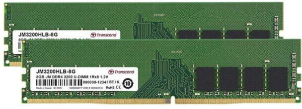 Оперативная память Transcend JetRam DDR4 1x16Gb JM3200HLB-16G