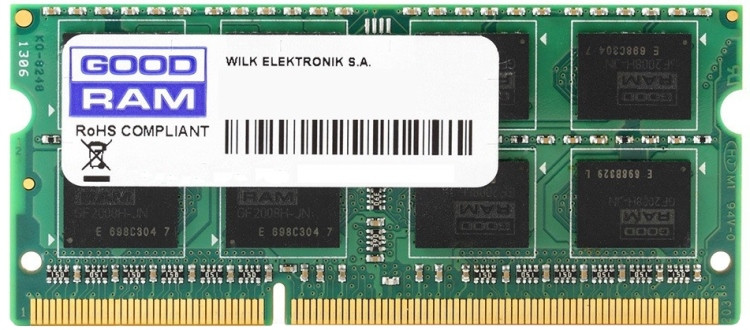 Оперативна память GOODRAM DDR4 SO-DIMM 1x4Gb GR2666S464L19S/4G