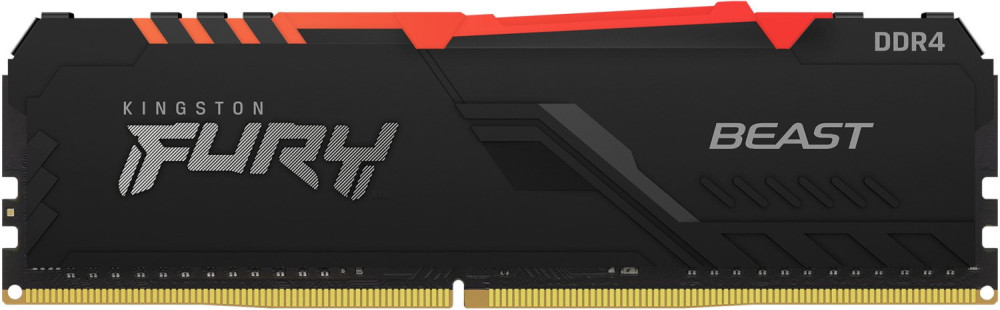 Оперативная память Kingston Fury Beast RGB DDR4 1x16Gb KF432C16BB1A/16
