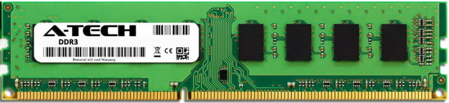 Оперативна память A-Tech DDR3 1x4Gb AT4G1D3D1600ND8N15V
