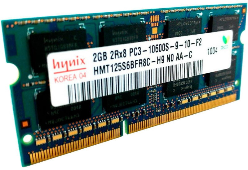 Оперативна память Hynix HMT SO-DIMM DDR3 1x2Gb HMT125S6BFR8C-H9