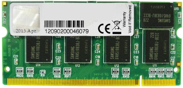 Оперативная память G.Skill Standard SO-DIMM DDR3 F3-1600C11S-8GSL