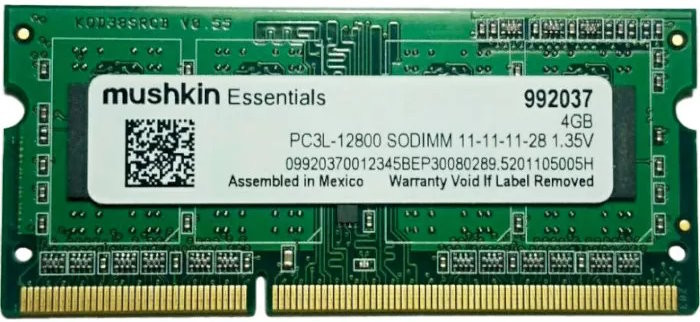 Оперативна память Mushkin Essentials SO-DIMM DDR3 1x4Gb 992037