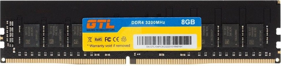 Оперативна память GTL DDR4 1x8Gb GTL8D432BK