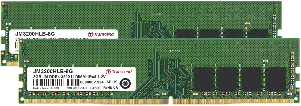 Оперативная память Transcend JetRam DDR4 2x8Gb JM2666HLG-16G