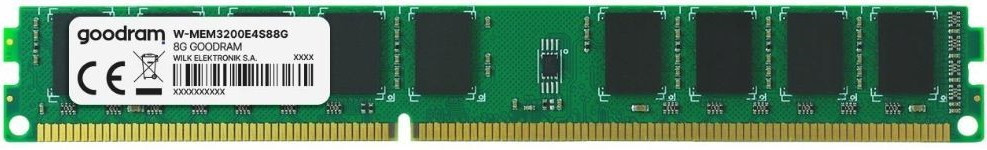 Оперативна память GOODRAM DDR4 ECC 1x8Gb W-MEM3200E4S88G