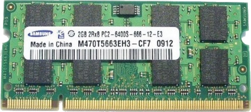 Оперативная память Samsung DDR2 SO-DIMM 1x2Gb M470T5663EH3-CF7