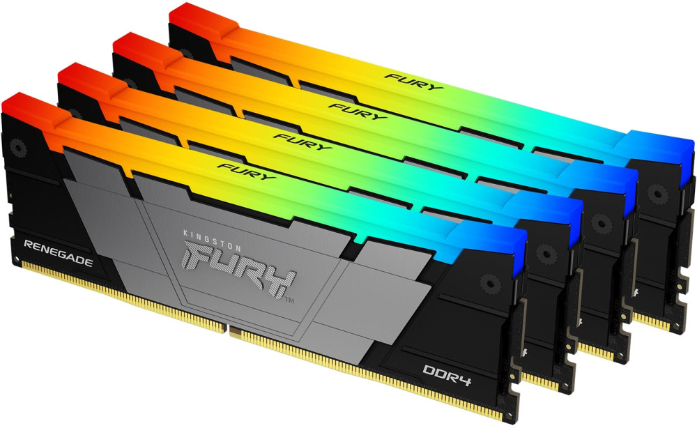 Оперативна память Kingston Fury Renegade DDR4 RGB 4x8Gb KF436C16RB2AK4/32
