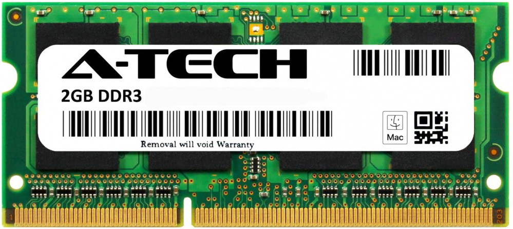 Оперативна память A-Tech DDR3 SO-DIMM 1x2Gb AT2G1D3S1333NS8N15V