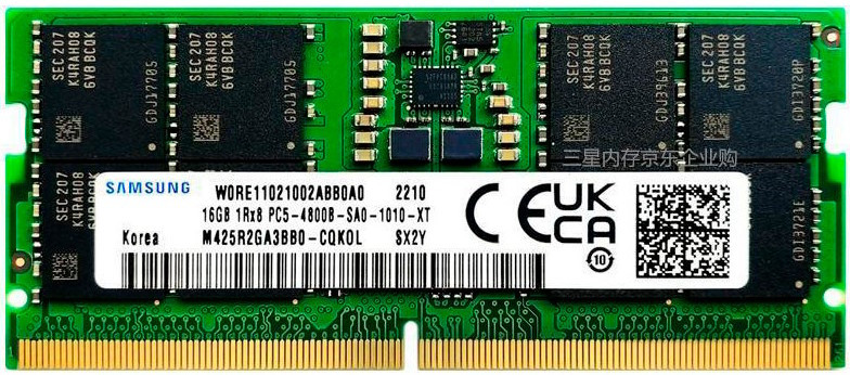 Оперативная память Samsung M425 SO-DIMM DDR5 1x16Gb M425R2GA3BB0-CQK