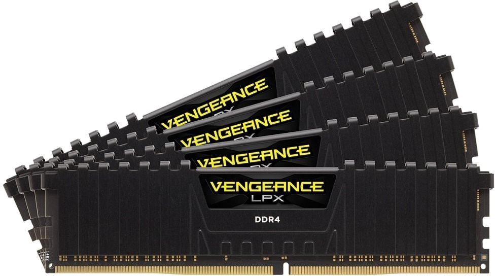 Оперативна память Corsair Vengeance LPX DDR4 4x16Gb CMK64G4XM4A2400C14