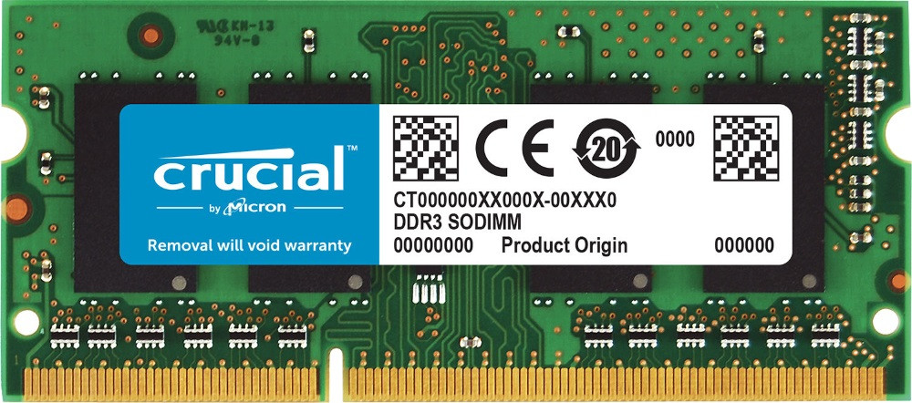 Оперативна память Crucial DDR3 SO-DIMM 1x4Gb CT51264BF160BJ
