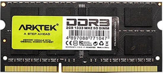 Оперативна память Arktek DDR3 SO-DIMM 1x2Gb AKD3S2N1333