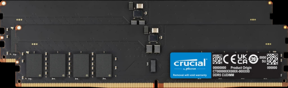Оперативна память Crucial DDR5 CUDIMM 2x32Gb CT2K32G64C52CU5