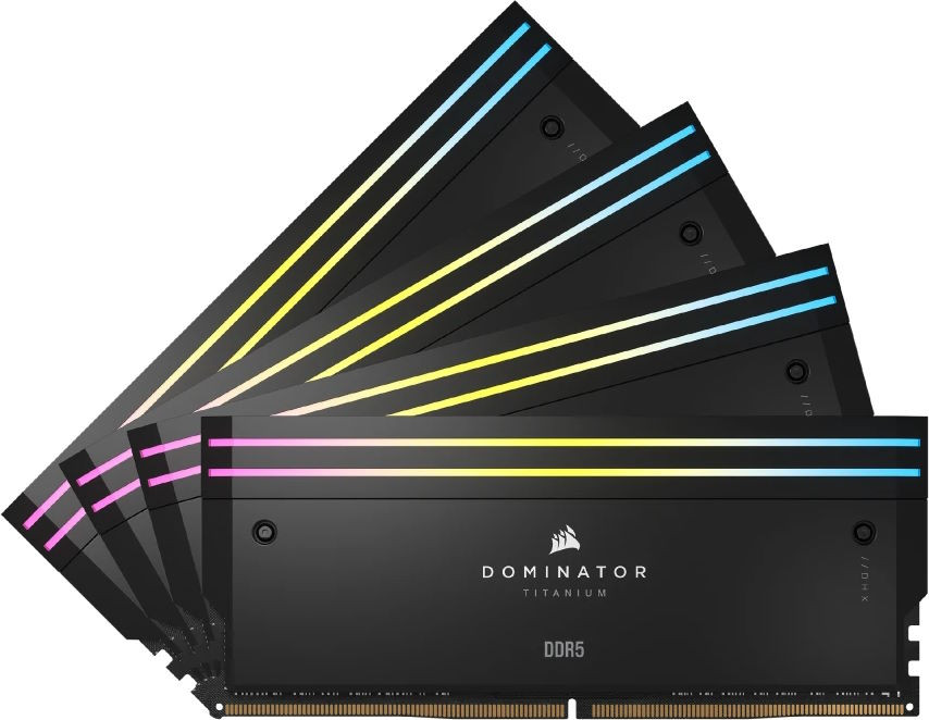 Оперативна память Corsair Dominator Titanium RGB DDR5 4x24Gb CMP96GX5M4B6400C32