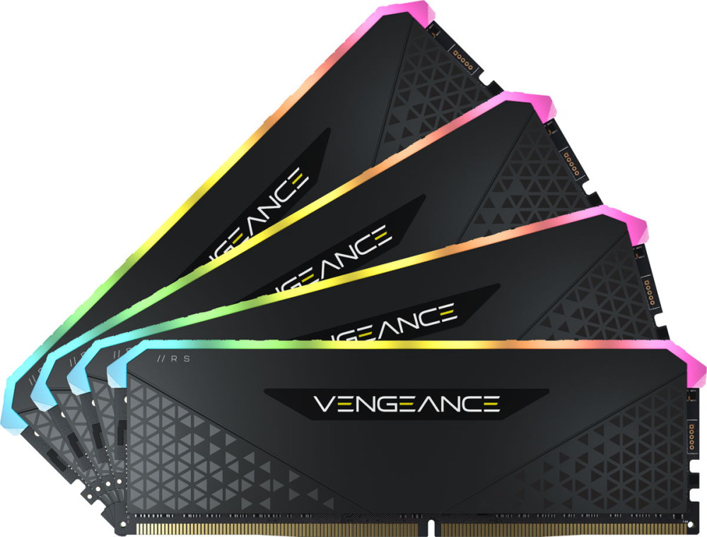 Оперативна память Corsair Vengeance RGB RS 4x32Gb CMG128GX4M4E3200C16