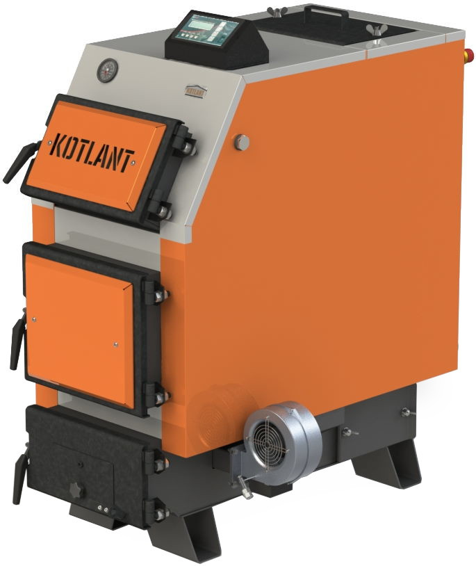 Твердопаливний котел Kotlant KVU-16 s avtomatikoi 16 кВт (10162−5428)
