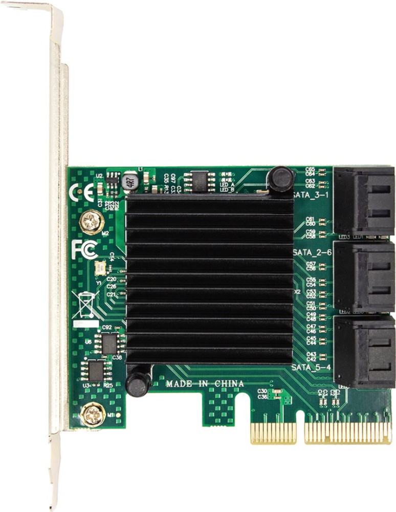 PCI-контроллер Frime ECF-PCIEto6SATAIII001.LP