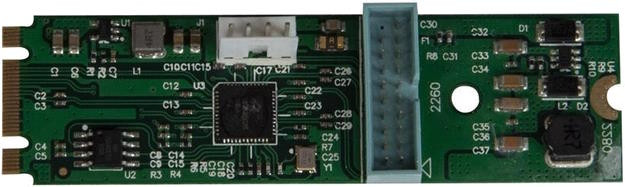 PCI-контроллер Frime ECF-M2.M&Bto2USB3