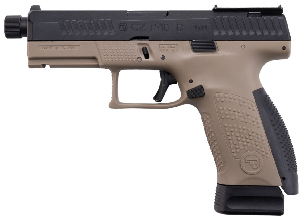 Пневматичний пістолет ASG CZ P-10C OR-OT CO2 6mm FDE
