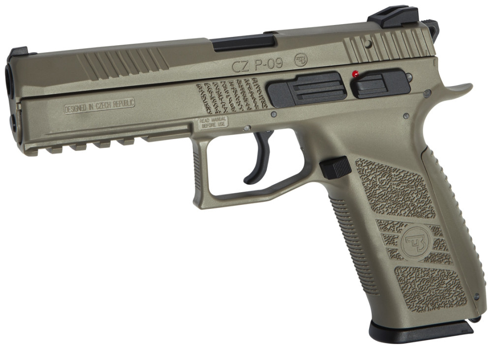 Пневматичний пістолет ASG CZ P-09 Gas Tan 6mm