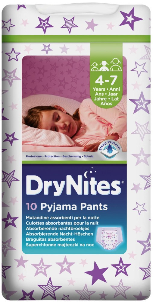 Підгузки-трусики Huggies DryNites Girl 2 / 10 pcs