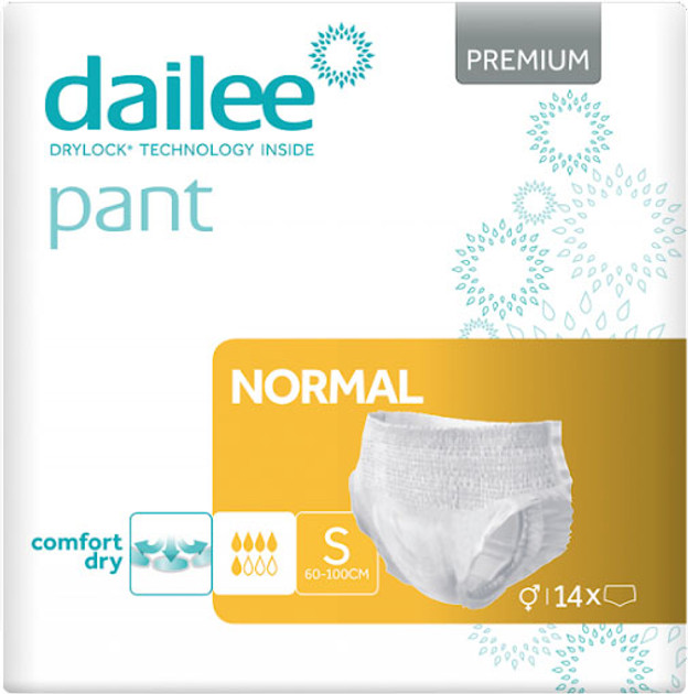 Подгузники-трусики Dailee Pant Premium S / 14 pcs