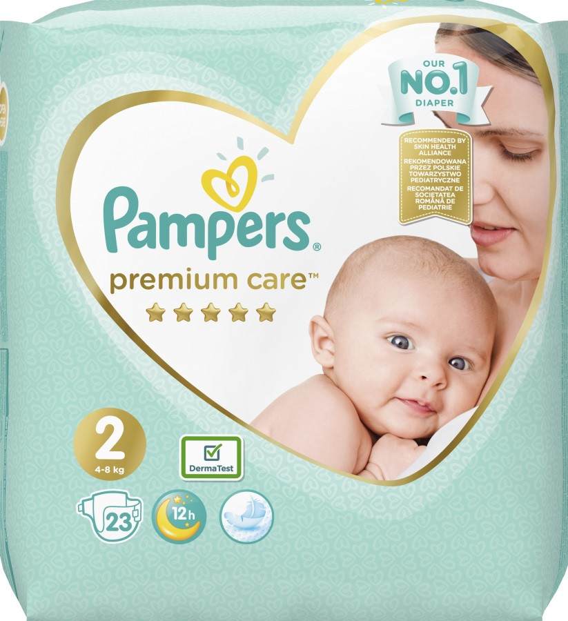 Подгузники Pampers Premium Care 2 / 23 pcs